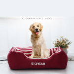 Kvaliteetne Koeravoodi Matt Koerakuut Triibuline Kassikoerakuut Pehme Kutsikas Lemmikloomatarbed Pesa Pestav Koerakaitse Padi Voodi Cama Para Cachorro 45x35x18 cm