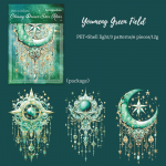 Shell Light Kleebised 6 t&uuml;&uuml;pi Dream Catcher Galaxy Series Starlight Reflection Decoration Logo Konfeti visandiraamatu Kawai kleebised