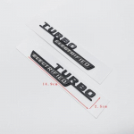 Uus Turbo_elektrifitseeritud Turbo-ELEKTRIFITSEERITUD Alajoonitud ABS Embleem C43 2022 Auto Poritiiva Nimesilt Logo Kleebis Glossy Black
