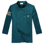 Peakoka vormiriietus pikkade varrukatega unisex toitlustust&ouml;&ouml;riided k&ouml;&ouml;givorm XL tumesinine