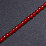 Kodused peotarbed isetegemine 4/6/8mm1 l&otilde;ngast &uuml;mmargused lahtised helmed k&auml;ev&otilde;rud looduslikust kivist helmed ehete jaoks punase karneooli ahhaati valmistamiseks 6mm About 60-65Pcs