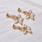 Kullatud lille&uuml;hendused Kinnitused Lukk Sulgur Klambrid Aksessuaarid Isetegijale Naiste N&auml;put&ouml;&ouml; Helmed Ehete valmistamine