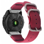 22 mm 26 mm nailonist kiirkinnitusrihm Garmin Fenix ​​7X 7 Pro Fenix ​​6X 6 5X 5Plus Tactix 7 Forerunner 965 955 Enduro 2 aasa jaoks Garmin 22mm punane/h&otilde;be