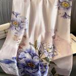 Botaaniline roosi&otilde;ieline lilleline Likin Satin Long Silk Sall Ema saatekingitus p&auml;ikesekaitse v&auml;limine sall 90-180cm