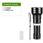 Professionaalne sukeldumise taskulamp v&otilde;imas XHP120 LED sukeldumisvalgusti k&otilde;rge luumeniga 200000LM sukeldumislatern Sukeldumiseks taskulamp amfiiblamp A-Flashlight