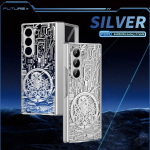 Mehaaniline legendiga kaetud &uuml;mbris Samsung Galaxy Z Fold 6 5 4 3 2 5G telefoni kaane hingega kokkupandav metallist &auml;ri Samsung Z Fold 4