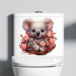 Romantilised k&auml;sitsi maalitud ilusad lillelised seinakleebised Akvarell Elutoa m&ouml;&ouml;bli sisustus Vannitoa WC kleebised 30x30cm