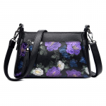 Uus pehme nahast naiste k&auml;ekott, tr&uuml;kitud, &otilde;lakott, crossbody kott, on mitmek&uuml;lgne