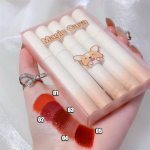 Five Lip Glaze Set Pet Corgi Velvet Mist Matte Huulepulgakomplekt Veekindel higikindel Non-stick Cup Nude Huulepulk