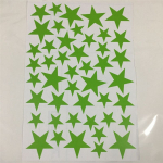 Kunst mitmes suuruses kaunistused lastele kleebised Star Art lasteaed Magamistoa vin&uuml;&uuml;lkaunistus seinakleebised lastele 3-5cm pruun