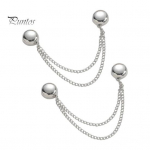 2tk Multifunktsionaalne magnetiline r&otilde;ivaklamber koos ketiga Mitmeotstarbeline tihvtideta metallist n&ouml;&ouml;pide klamber Riided Sall P&uuml;ksis&auml;&auml;red Manseti kinnitus magnettihvt must