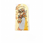 1-osaline esteetiline liblikas j&auml;rjehoidja raamatu metallist retro j&auml;rjehoidja tutiga &otilde;pilasele armas j&auml;rjehoidja &otilde;petaja s&otilde;bra kingitus