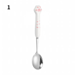 Armas kassi k&uuml;&uuml;nis lusikas kahvel keraamiline k&auml;epide 304 roostevabast terasest lauan&otilde;ud lusikas kahvel s&ouml;&ouml;gipulgad Armsad multifilmid laste lauan&otilde;ud 1