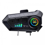 Mootorratta kiiver peakomplekt BT5.3 m&uuml;rasummutusk&otilde;rvaklapid veekindel tugi k&auml;ed-vabad helistamiseks Hard Microphone must