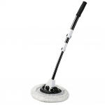 15&deg; painutatud autopesuhari teleskoopse alumiiniumsulamist k&auml;epidemega Pehmest &scaron;enill-mikrokiust kriimuvaba puhastusmopp haagissuvila paadi jaoks