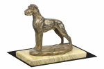 Great Dane II - dog figurine, dog silhouette figurine, trophy for Art-Dog dog show exhibition