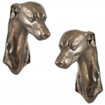 Whippet - Dog statue, hanging bust, unique decoration for dog lover by Art-Dog brand