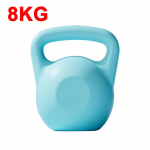 2/4/6/8KG PE veega t&auml;idetud Kettlebell naiste puusatreening s&uuml;vak&uuml;ki j&otilde;utreener Kettlebell jooga spordi- ja fitnesshantlid 8KG sinine