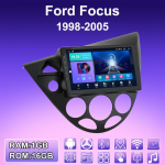 2 DIN Android autoraadio Ford Focus 1998-2005 jaoks Multimeediam&auml;ngija Peaseade Stereo GPS Navigatsioon WIFI 1+16GB 1+16GB