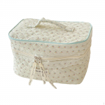 Cute Makeup Bag Cosmetic for Women Girls Pouch Make up Organizer Hotel Brush valge