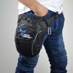 Moodne mootorratta reiepealisrihmaga kott, puusakott, v&ouml;&ouml;kotikott, veekindel mootorratta kott, vabaaja v&ouml;&ouml;kotikott, mootorratta kott, must Blue mark