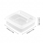 Juustuviilude s&auml;ilituskast K&uuml;lmkapp v&otilde;imahuti Kaasaskantav k&uuml;lmik Puu- ja juurviljade v&auml;rskelt s&auml;iliv karp valge