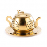 Toidukvaliteediga klanitud pind Valmistage tee galvaniseeritud korduvkasutatavad teet&otilde;mmised K&ouml;&ouml;gitarbed Teehajuti kuldne