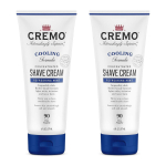 Cremo Barber Cooling Refreshing Mint Shaving Cream 2 packs, 2 pack set, 2 pieces, 177ml white