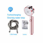 Survega turbo&uuml;lelaaduriga lillepurskkaevu t&uuml;&uuml;pi du&scaron;ipea, 3 režiimiga vett s&auml;&auml;stev koos veepeatusega, 2021 Tik Tok Hot M&uuml;&uuml;k