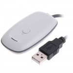 Receiver R&eacute;cepteur Sans Fil Adaptateur XBOX 360 Manette pour PC Windows Blanc
