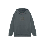 Li Ning lai kapuutsiga pusa muusikafestivaliks Unisex kapuutsid Tumehall-roheline AWDS220-2 XS