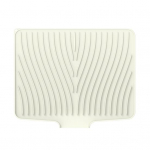 Silikoonist n&otilde;udekuivatusmatt Kuumakindel &auml;ravoolupadja valamumatt k&ouml;&ouml;gilauale Kiirelt kuivav n&otilde;udematt Multifunktsionaalne lauan&otilde;ude matt valge