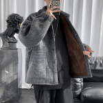 Vintage Parkas Meeste soojad talvised minimalistlikud Ameerika stiilis paksud jakid, vabaaja mantlid S