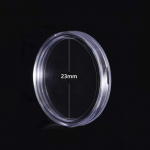 10-100 tk 21-45 mm l&auml;bipaistev plastikust m&uuml;ndihoidja M&uuml;ntide kogumiskarbi &uuml;mbris m&uuml;ntide hoidmiseks kapslid kaitsekarbid konteiner 23mm x100pcs