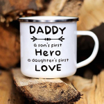 Isa Sa ei ole vana, sa oled klassika Prindiga Naljakas Emailitud Kohvikruus Originaalsed Hommikus&ouml;&ouml;gitassid Sublimatsiooniks S&otilde;brad Telkimiskruus Armas 360ml