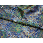 K&otilde;rgkvaliteediline etniline brokaat siidkangas paabulinnusule muster jacquard satiinkangas DIY &otilde;mblemine Cheongsam riided polsterdus dekoratsioon 1M