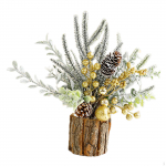 Mini Christmas Tree for Table Centerpiece in Office And Home kuld