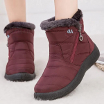 Kvaliteetsed naiste talvejalatsid Veekindlad naiste saapad Talvekingad Naiste mood Palus lumesaapad Soojad poolsaapad 35 pruun