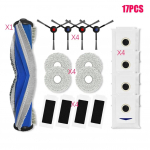 17 tk ECOVACSile DEEBOT T30 PROle OMNI tolmuimejale Peaharja K&uuml;lgaharja Filtrit Mopi Tolmukoti Komplektid Kodupuhastust&ouml;&ouml;riistad