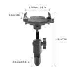 Juhtraua telefoni kinnitus Jalgrattatelefoni alus P&otilde;rutuskindel rolleri telefoni klamber Juhtrauda kinnitus mootorratta mobiiltelefoni hoidik Juhtraud