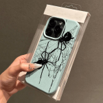 Telefoni&uuml;mbris iPhone 11 13 XR XS Max &uuml;mbrisele iPhone 12 14 15 16 Pro Max 12 Pro 15 Plus Nahast v&auml;rvitud veekindel kukkumis- ja kulumiskindel multikas iPhone 16 Pro Max valge