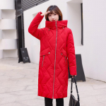 Talvine paks naisterahvas, soe pikk park, naiste &uuml;hev&auml;rviline lahtine kapuutsiga jakid v&auml;lisr&otilde;ivad L