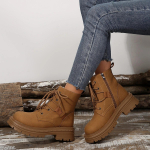 Uued s&uuml;gis- ja talve 2024 l&uuml;hikesed saapad, naiste &uuml;mara ninaga paeltega platvormsaapad, Briti &auml;&auml;rega vabaajasaapad 36 must