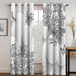 Roosidega 3D luksuskardinad, komplekt kahest paneelist, pimenduskardinad magamistoa ja elutoa kodukaunistuseks. 120W270H(CM)X2PCS&Rod Pocket