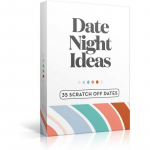 Romantilised Kingitused Paarile, L&otilde;bus ja Seikluslik Kustutatav Date Night Ideede Kaardim&auml;ng, S&uuml;nnip&auml;evakingitused Poiss-s&otilde;brale, T&uuml;druks&otilde;brale, Naisele v&otilde;i Mehele one set valge