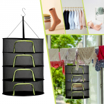 Rippuv kuivatusv&otilde;rk, Kuivatusv&otilde;rk, Maitsetaimed, Kuivatusv&otilde;rk, Mitmekihiline v&otilde;rgust rippuv kuivatusv&otilde;rk taimedele, k&ouml;&ouml;giviljadele, maitsetaimedele, lillepungadele, 23,6 tolli / 60 cm One Size must