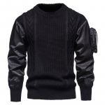 Armee Kampsun Meeste Taktikaline S&otilde;jaline V&auml;lisriiete Patchwork K&auml;e Tasku Disaineri Pullover Kampsunid Meeste Trikoo Hombre Streetwear XXL must