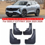 GEELY CITYRAY 2024 2025 2026 auto Styling ABS-auto porilappide jaoks pritsmekaitse porikaitsmed porilappide eesmise tagumise poritiiva auto lisavarustus must