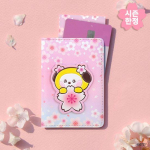 BT21 Nahkplaaster Kaarditasku [Kirsi&otilde;ied], Autentsed Ametlikud Kaubad, KPOP, KBeauty, tasuta n&auml;idised CHIMMY