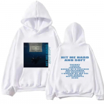 Hit Me Hard ja Soft Billie Hoodie Unisex jaoks Harajuku Pullover Tops Pusa f&auml;nnid Kingitus Unisex R&otilde;ivad Kvaliteetsed Unisex Topid L